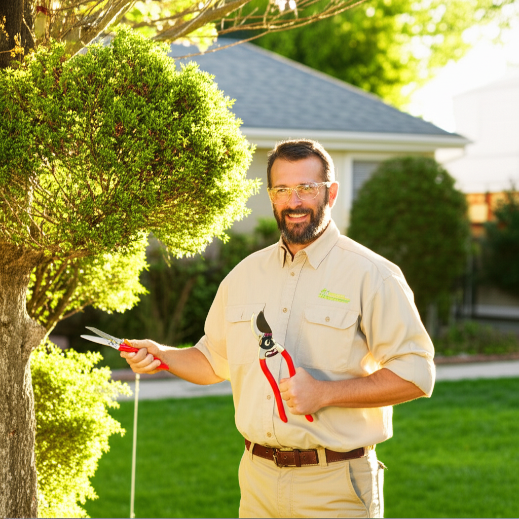 Tree trimming professional